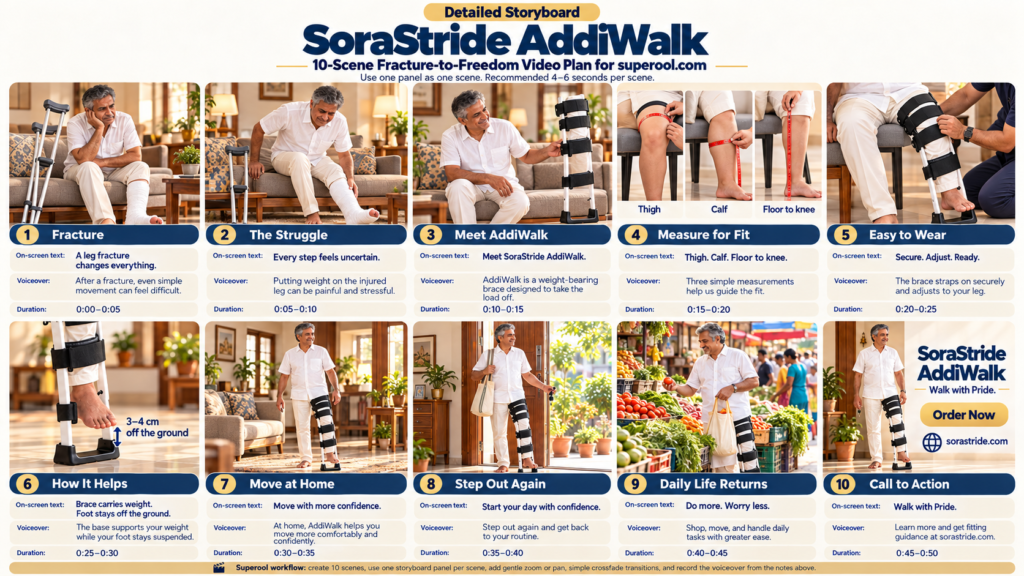 sorastride addiwalk fracture to freedom